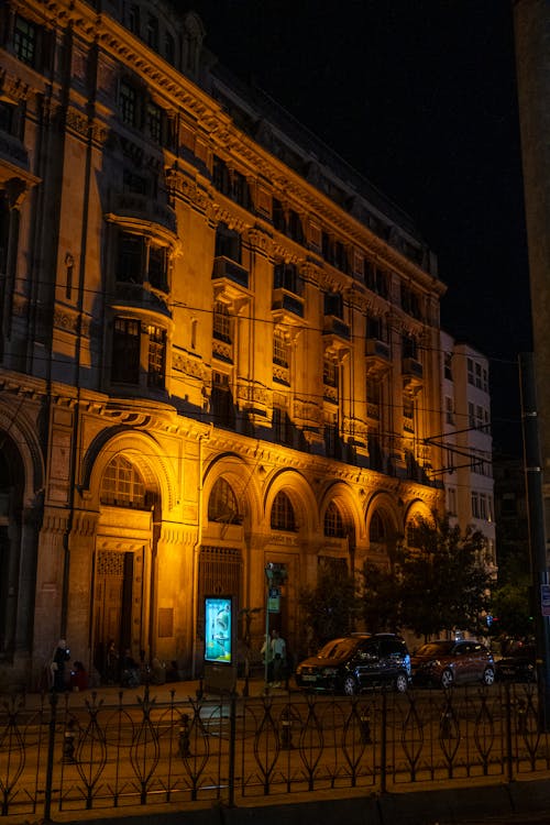 Light on Building at Night