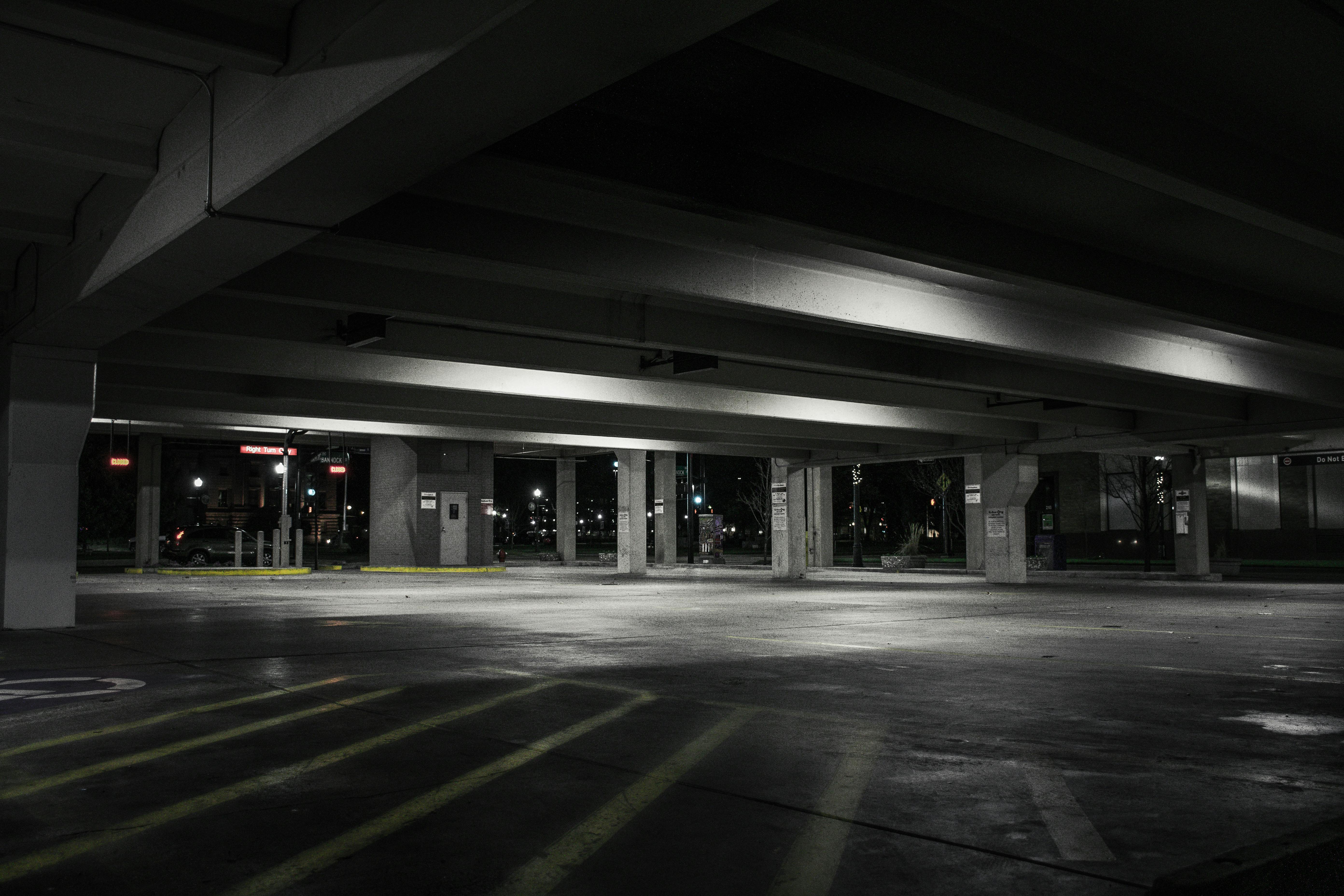 Photography of Empty Parking  Lot   Free Stock  Photo 