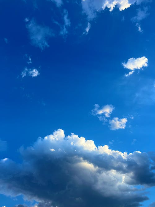 Beautiful Clouds in the Blue Sky 