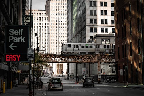 Ingyenes stockfotó épületek, háttérkép, metró témában