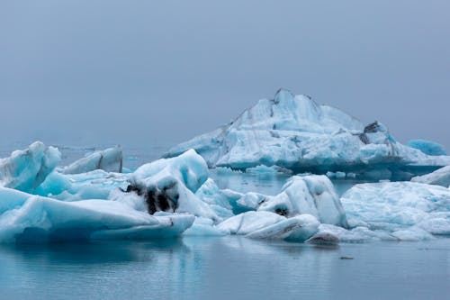 Darmowe zdjęcie z galerii z góry lodowe, islandia, lód