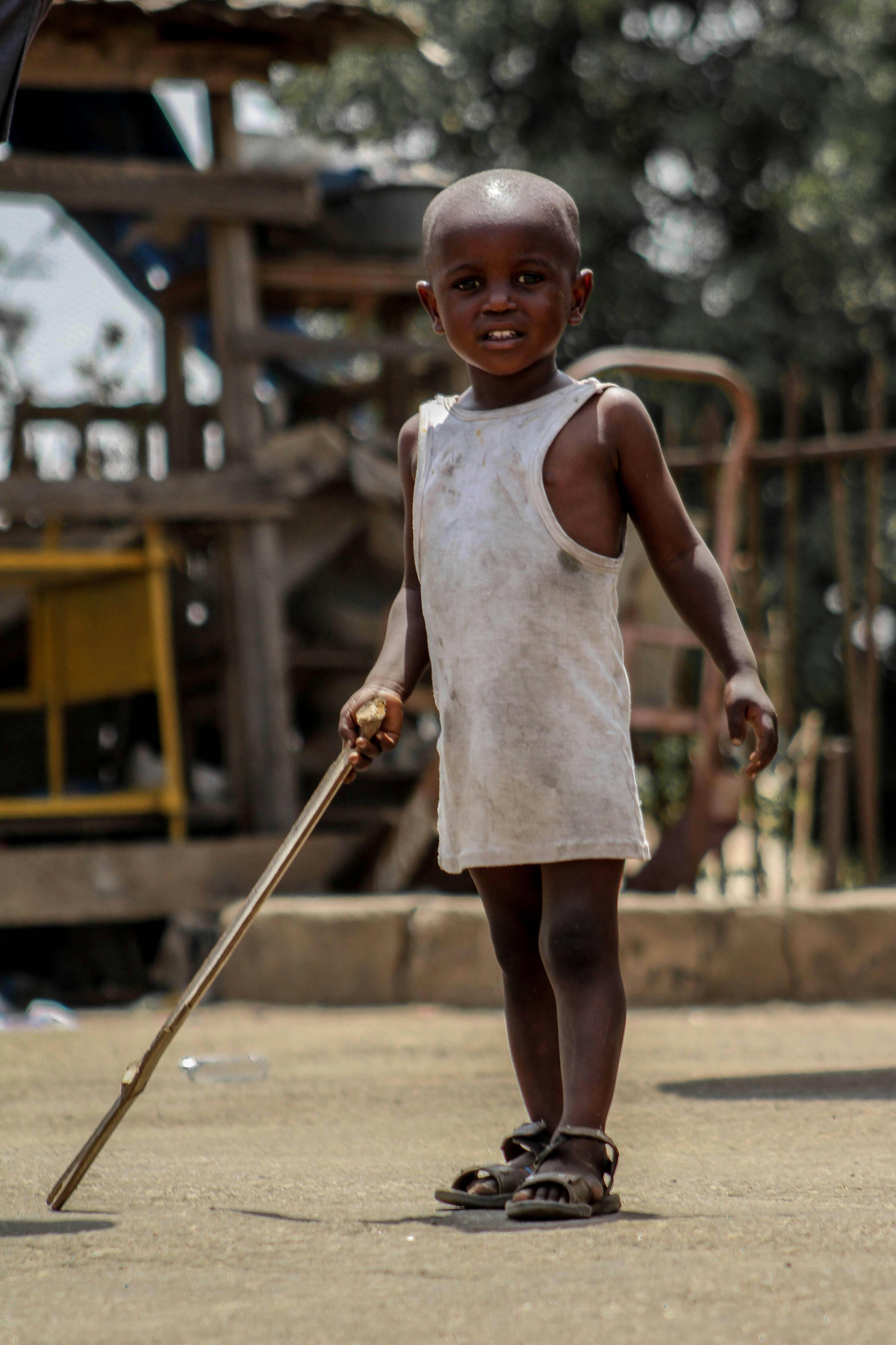 Free stock photo of africa, child, lonely