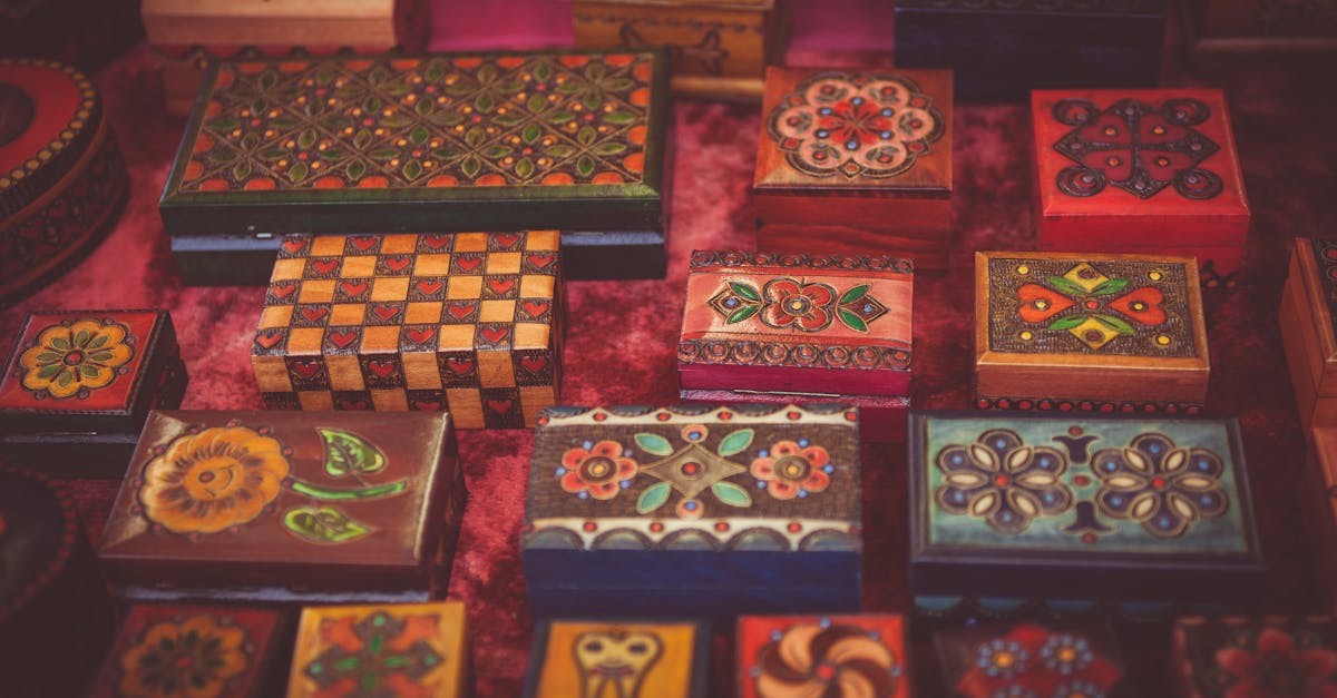 Assorted Wooden Boxes