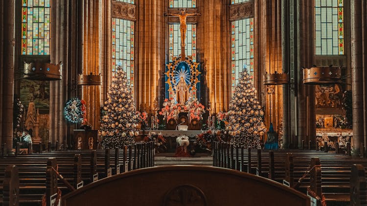 Christmas Church Altar