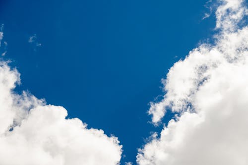 Бесплатное стоковое фото с голубое небо, кучевое облако, небо