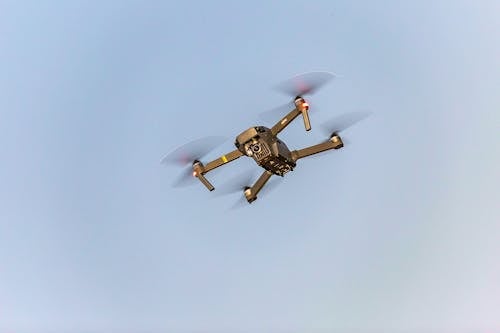 Free Flying Drone Stock Photo