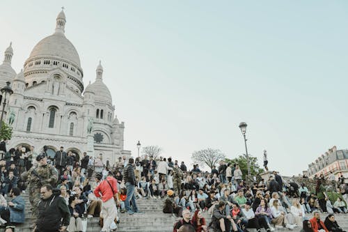 คลังภาพถ่ายฟรี ของ montmartre, sacre-coeur, การท่องเที่ยว