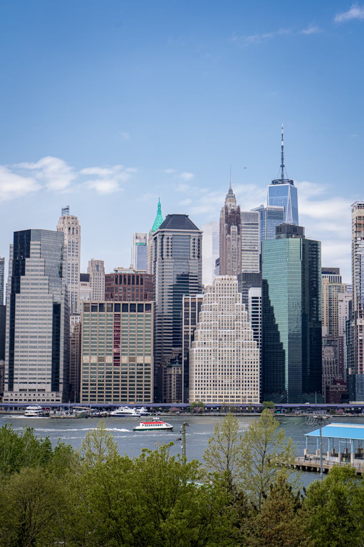 View Of A City Skyline 