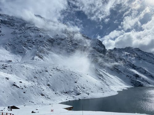 冬, 山岳, 山脈の無料の写真素材