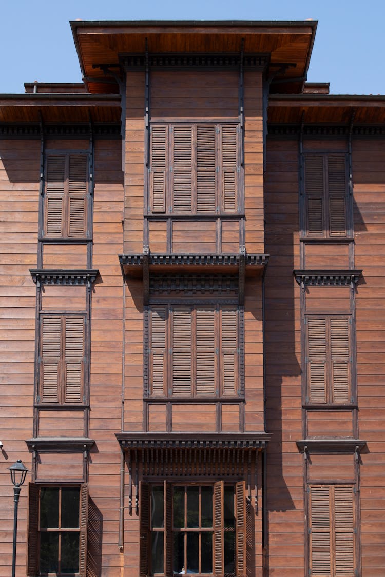 Exterior Of An Old House 