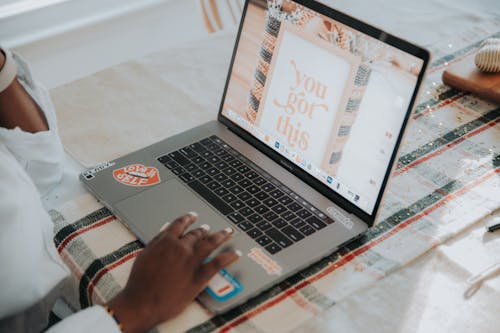 Laptop on Table