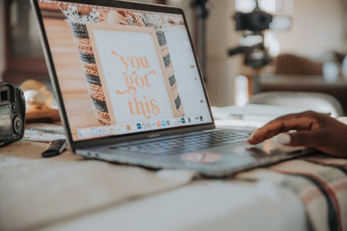 Person Working on Computer