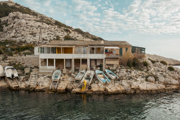 House On Rocky Seashore