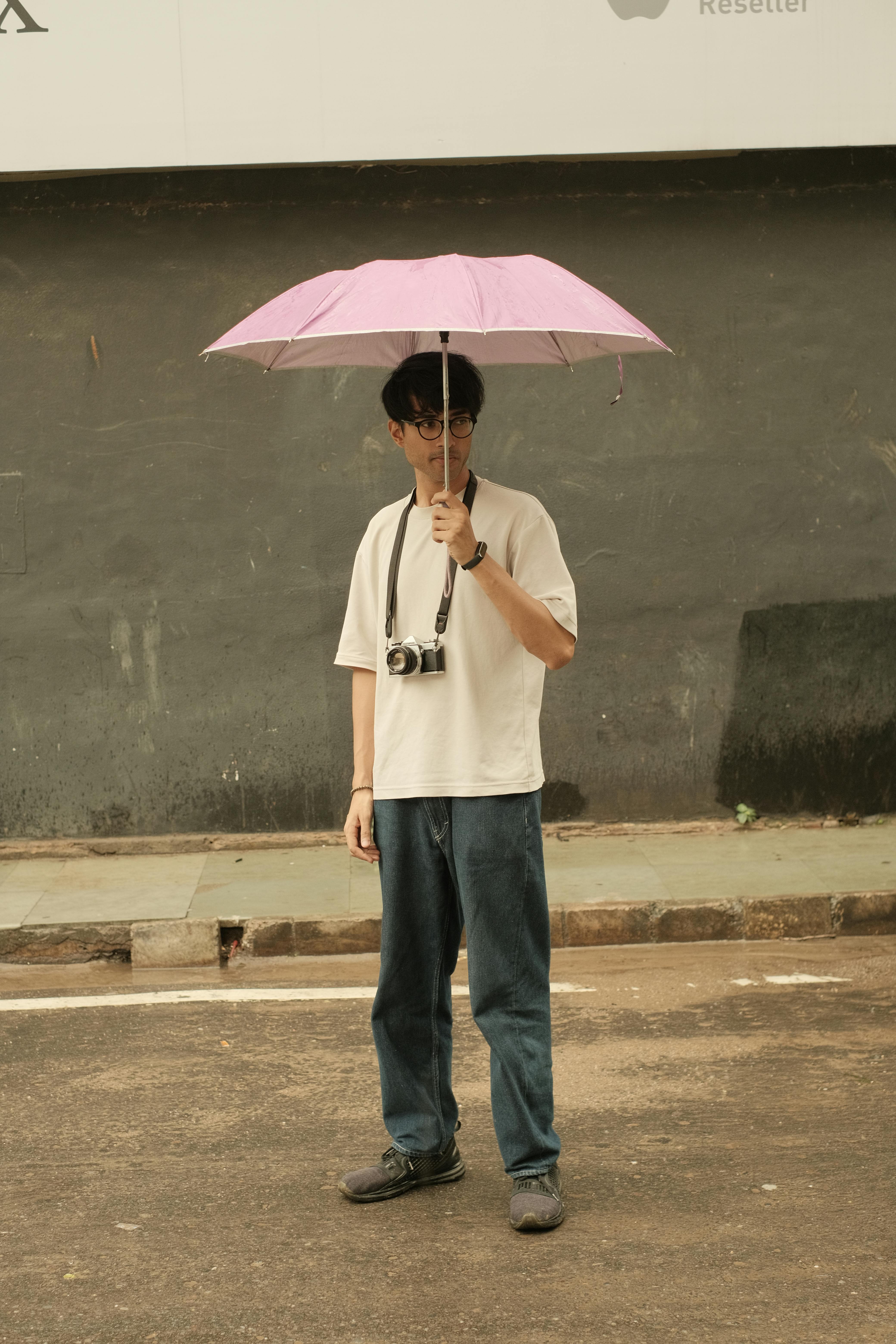 Asian Woman Standing On A Street · Free Stock Photo