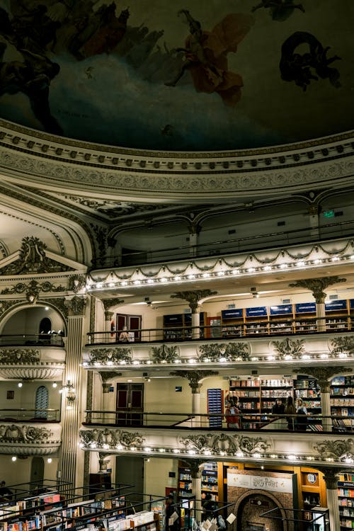 Δωρεάν στοκ φωτογραφιών με el ateneo grand υπέροχο, Αργεντινή, βιβλιοπωλείο