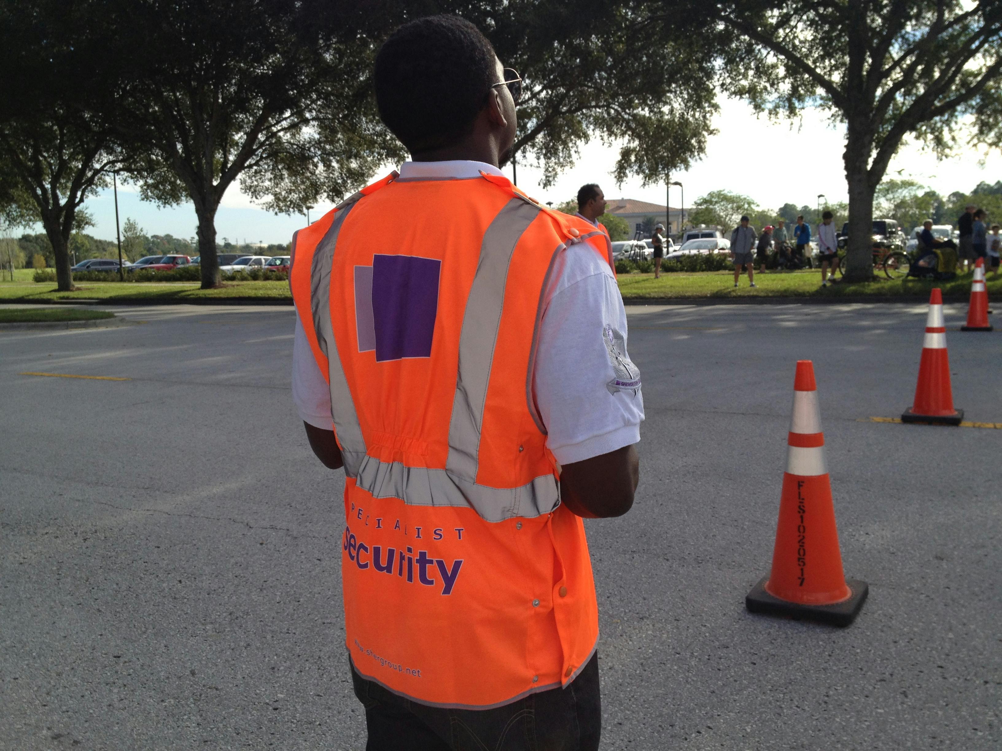 Free stock photo of Security Officer, Shergroup, traffic cones