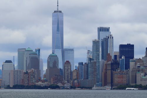 Skyline of New York City with One World Trade Center