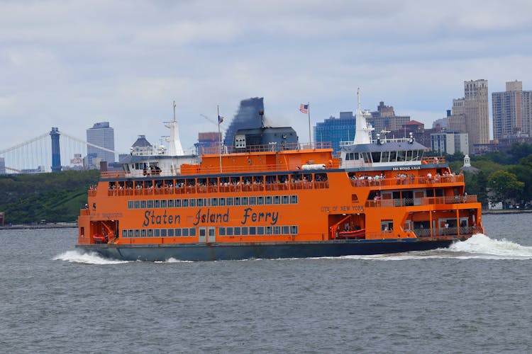 Staten Island Ferry In New York