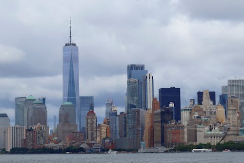 Manhattan under Clouds