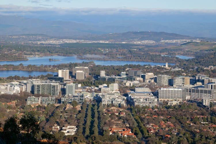 Cityscape Of Canberra, Australia