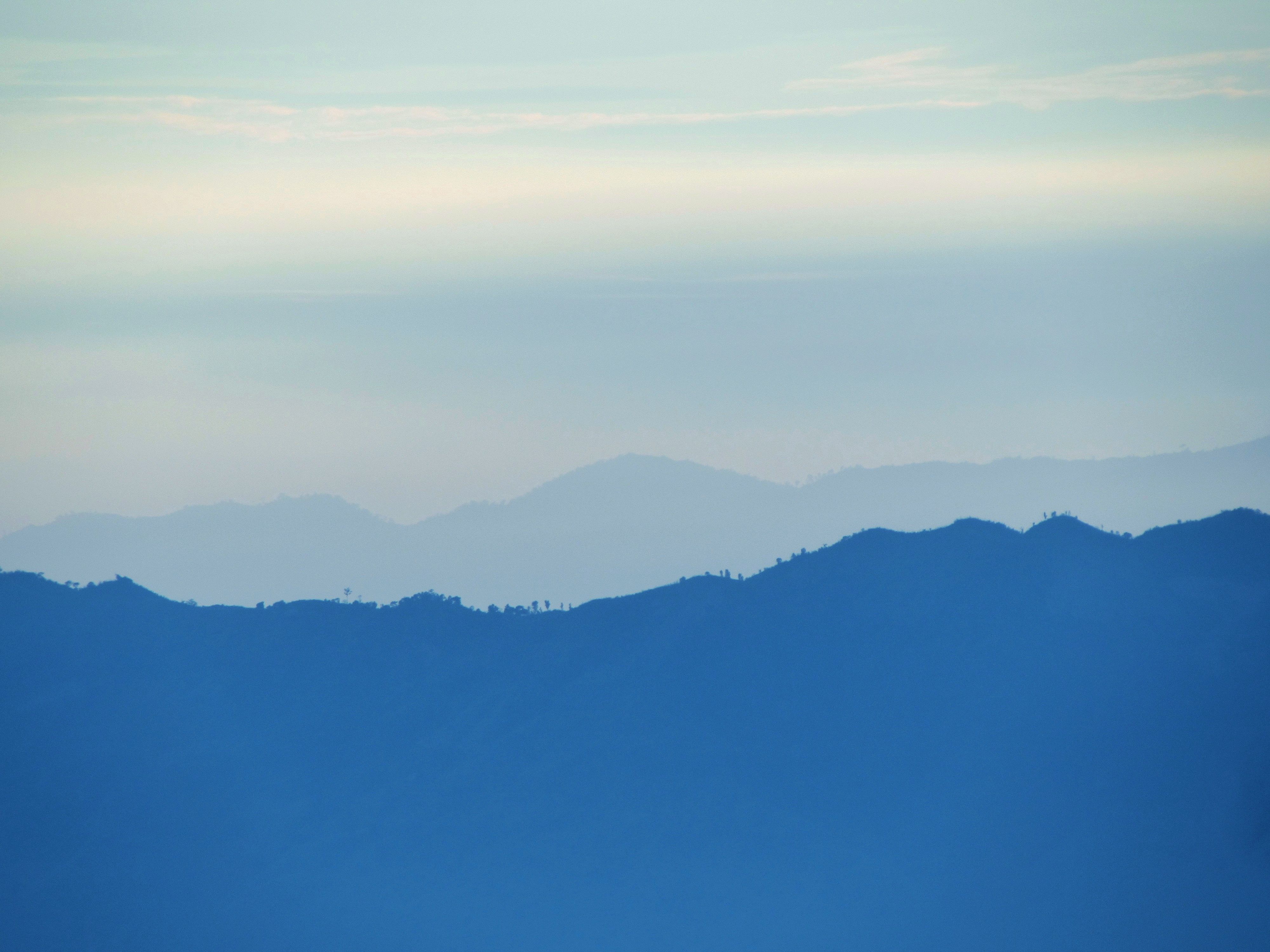 Kostenloses Foto Zum Thema Berg Bergstrecke Blauen Berge