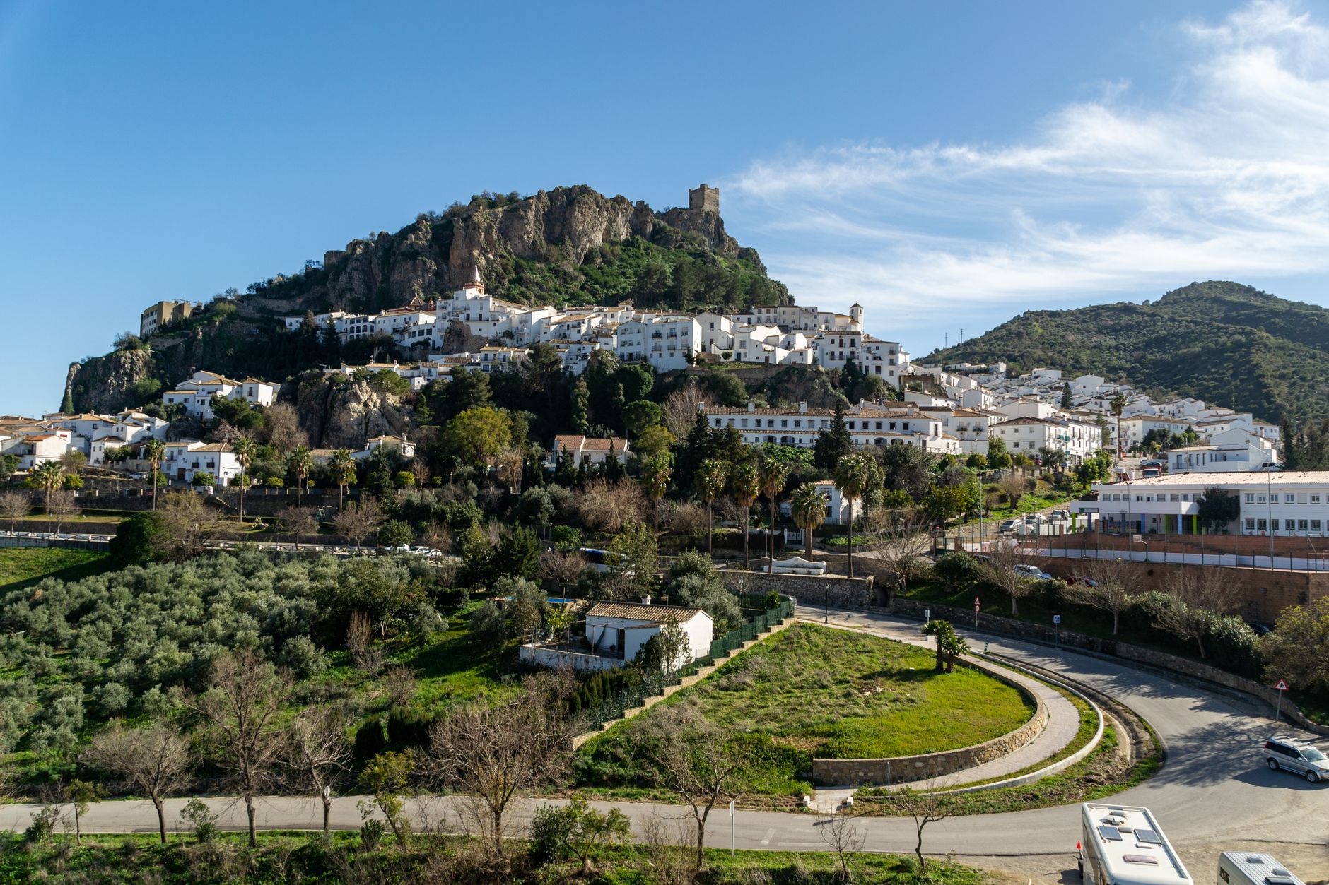 Una carretera de sierra andaluza