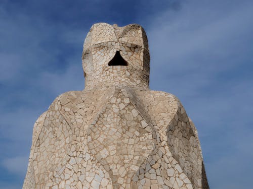 Close-up of Casa Mila Roof, La Pedrera, Barcelona, Spain