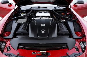 Mercedes-AMG GT twin-turbo V8 engine