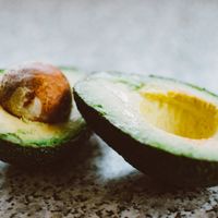 Fresh avocado an NMN-rich food