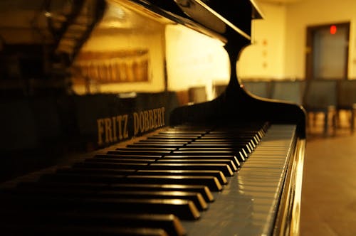 Closeup of Piano Keyboard