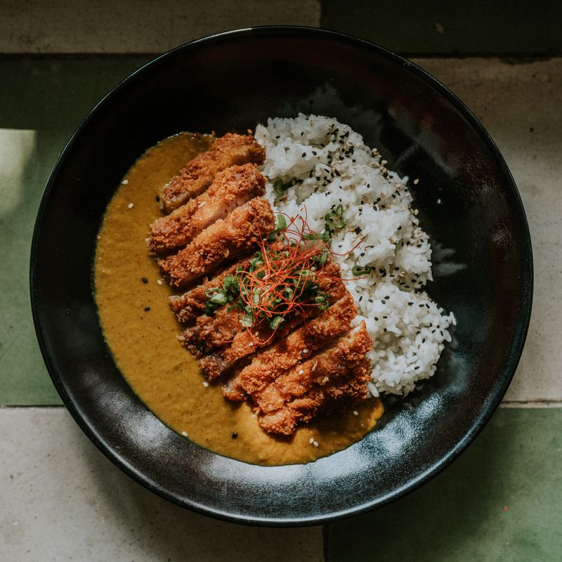 Air Fryer Crispy Chickpea and Curry Leaf White Rice