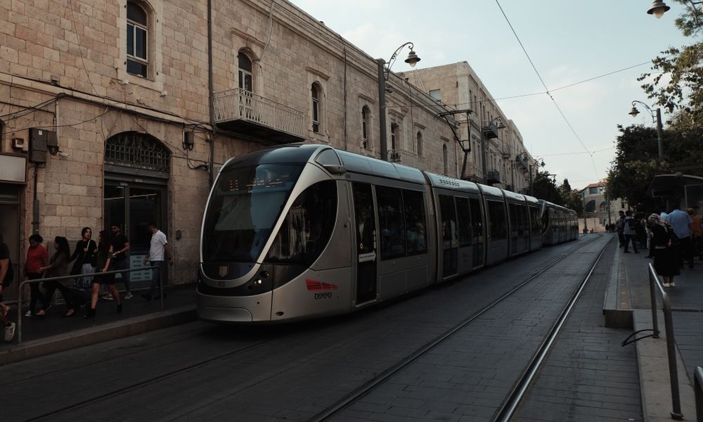 public bus train transit israel