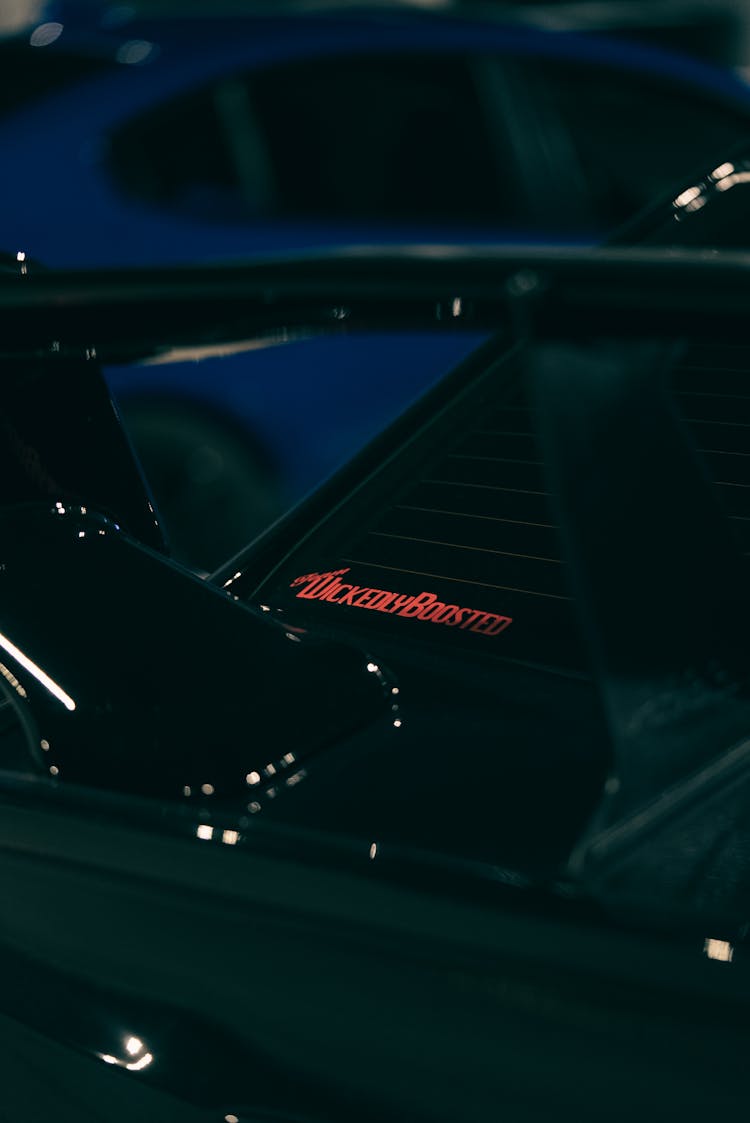 Close-up Of The Back Of A Sports Car 