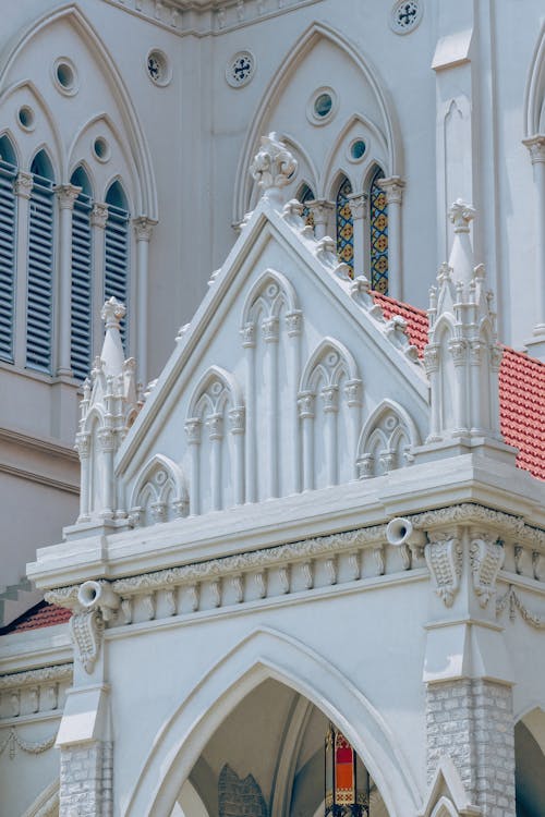 Foto d'estoc gratuïta de blanc, catòlic, edifici