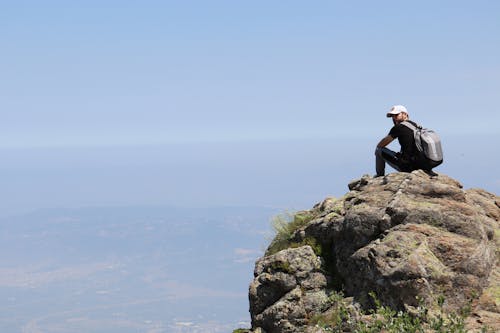 Fotos de stock gratuitas de excursionismo, formación de roca, hombre