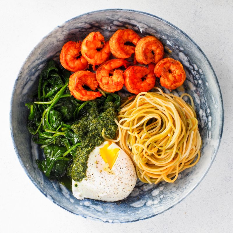 Charred Water Spinach and Shrimp Paste Dip