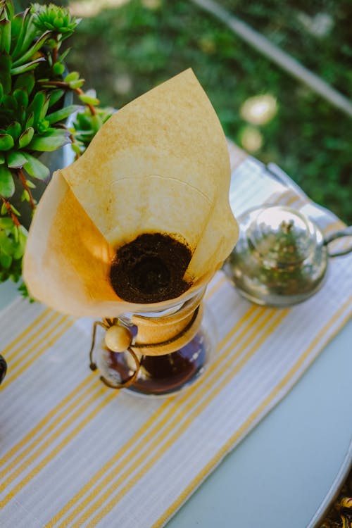 Free A Pot for Making Filtered Coffee Stock Photo