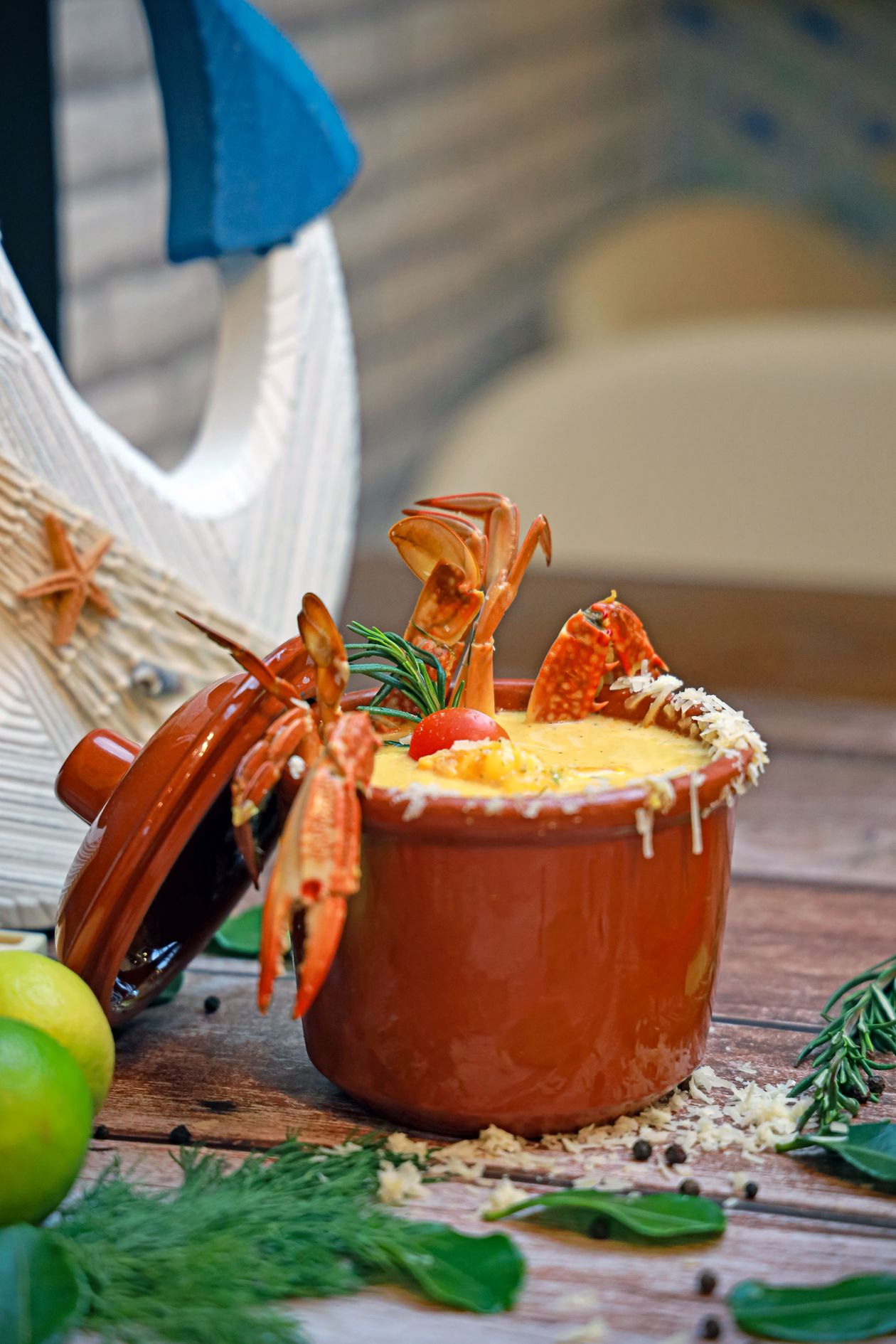 Mariscos premium y presentación gastronómica Mar Austral Origin