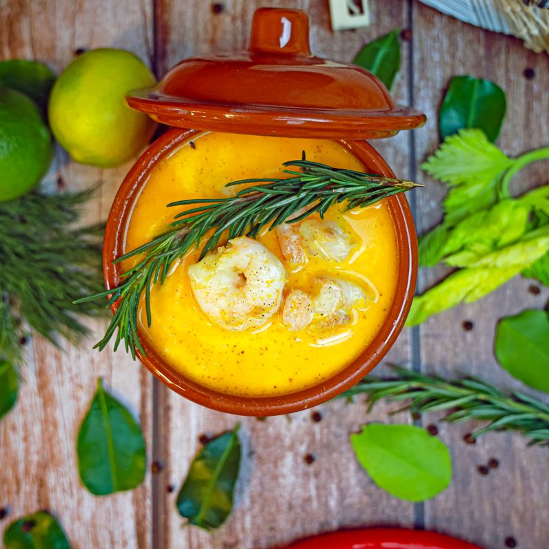 Instant Pot Seafood Bisque with Shrimp and Crab