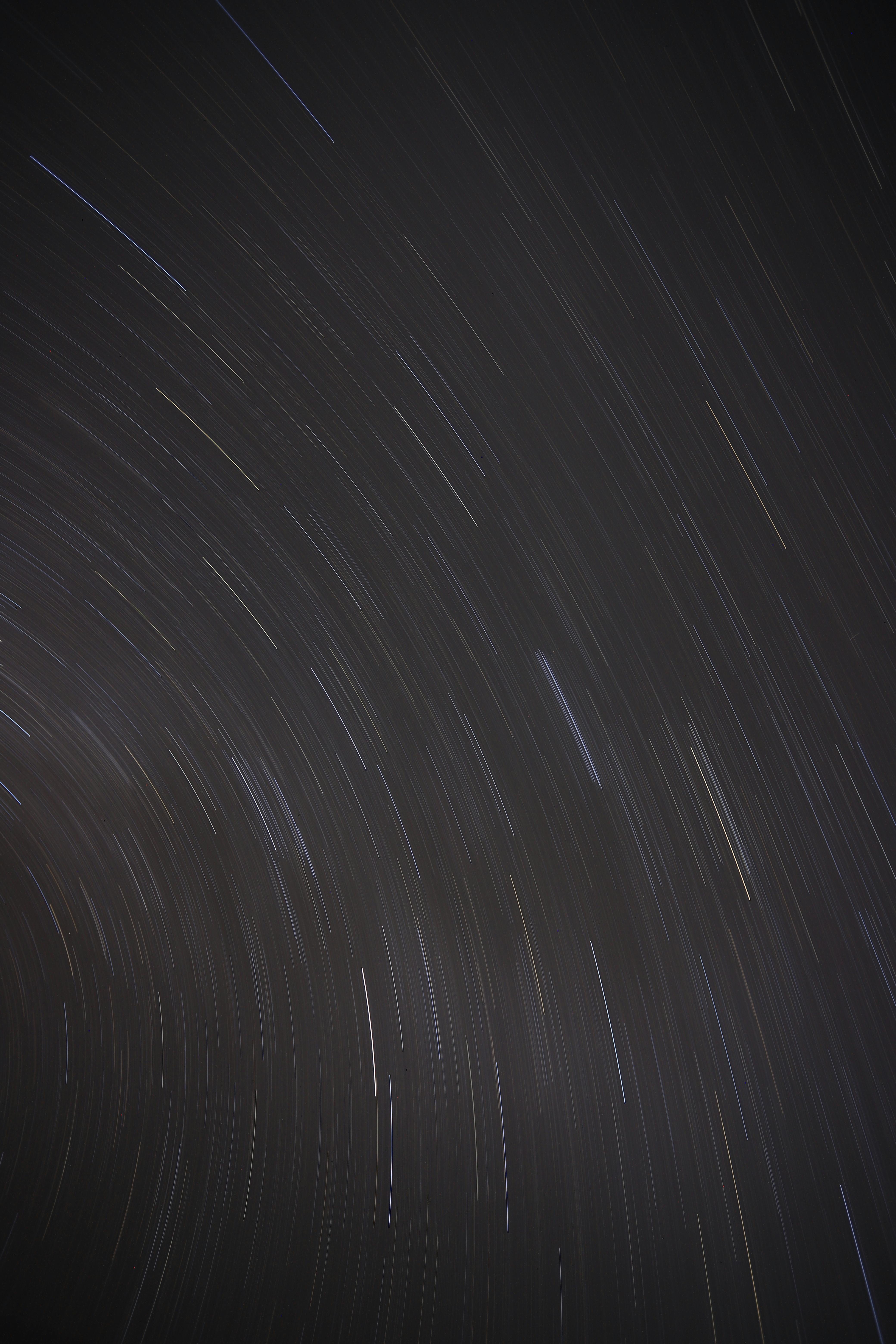 Free stock photo of electric lines, lines and curves, star trails photography
