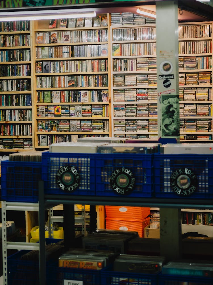 Interior Of A Music Store