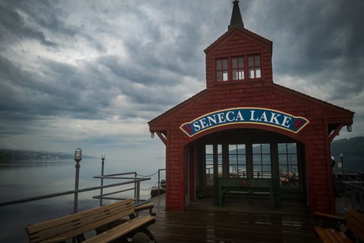 Seneca Lake on the Finger Lakes Wine Trail route