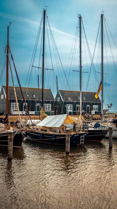 Kostenloses Stock Foto zu boote, dorf, dörfer