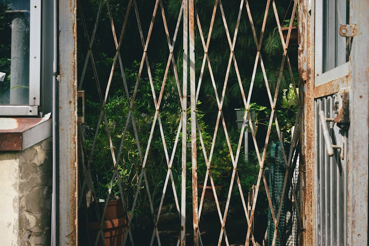 Closed Garden Gate