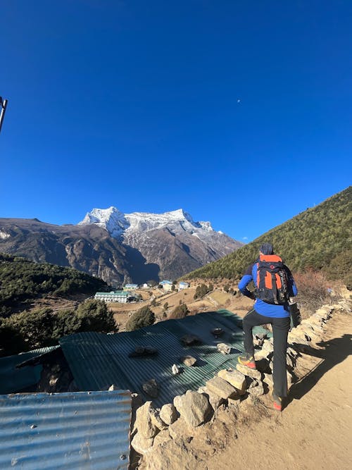 On the way to Everest base camp