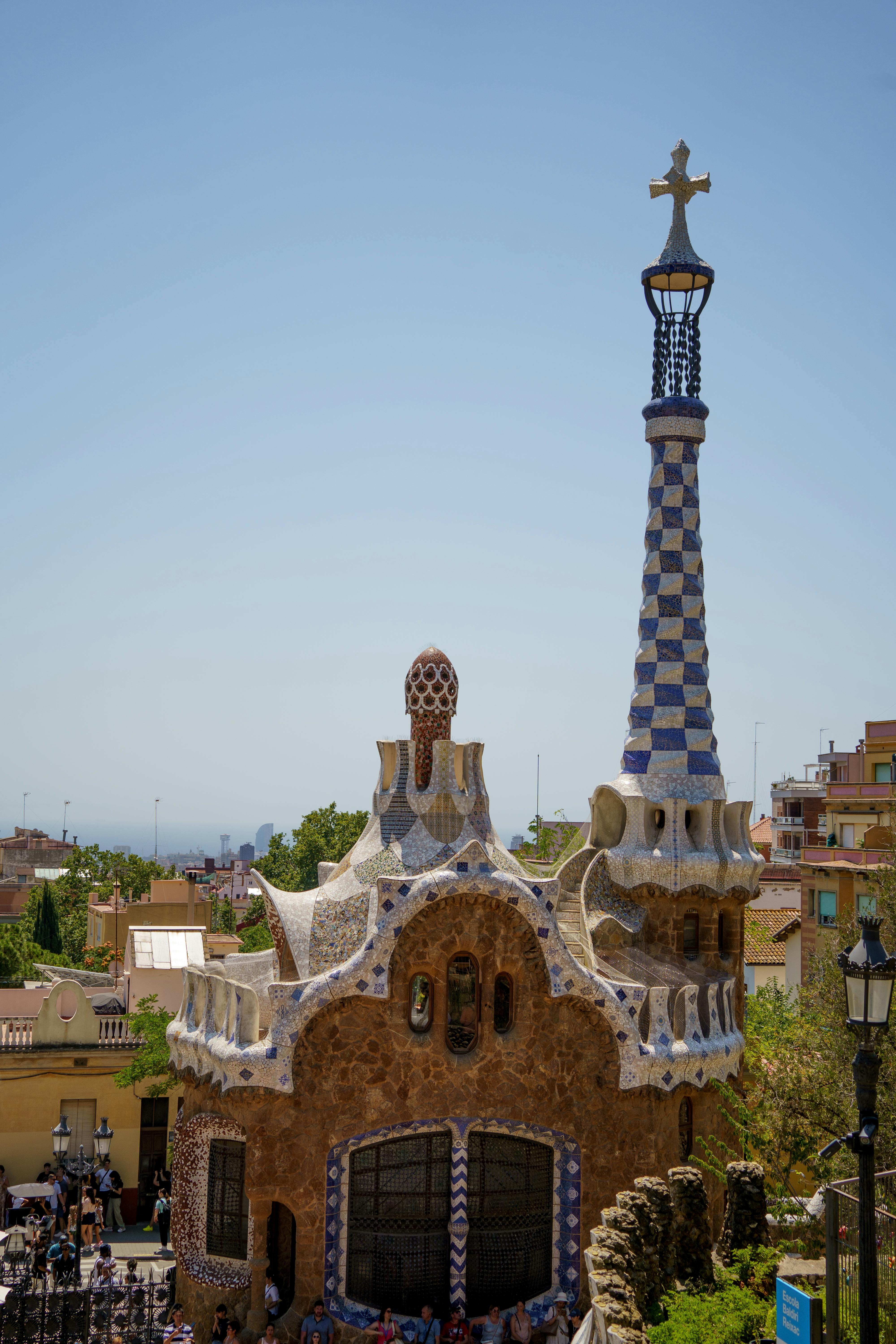 church in park guell