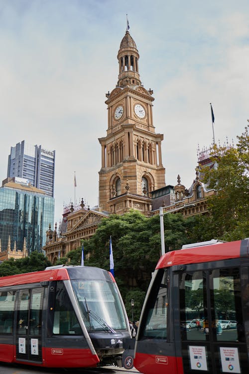 Foto stok gratis bis-bis, distrik pusat kota, gedung menara