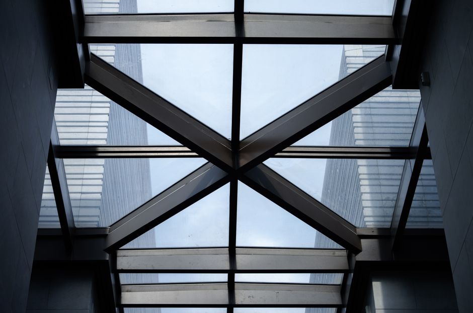 skylight window roof close up