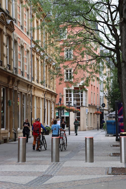 Pedestrian Street in a City 