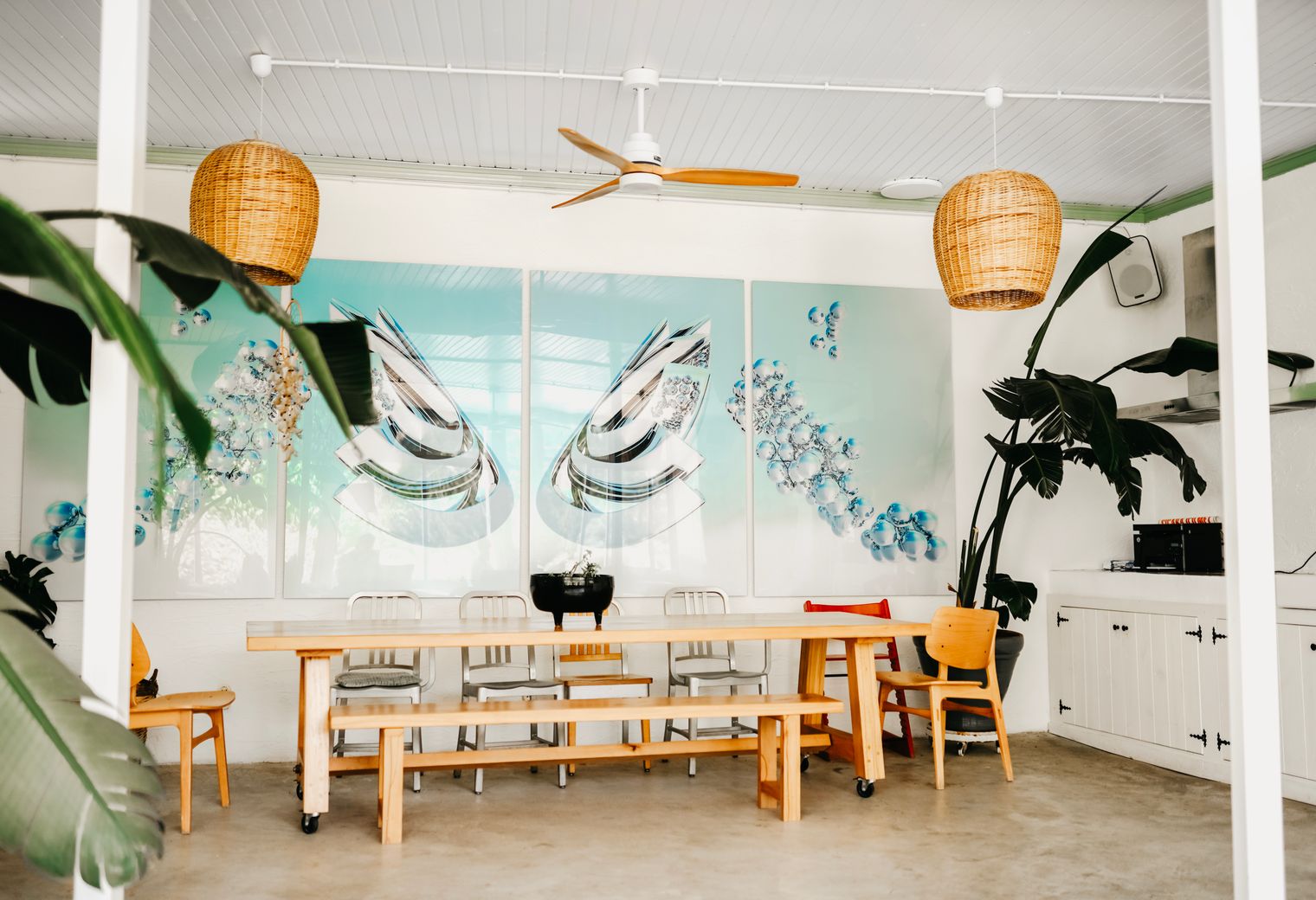 Commercial Decorating in Petersham — woodwork brushed to a crisp, smooth line